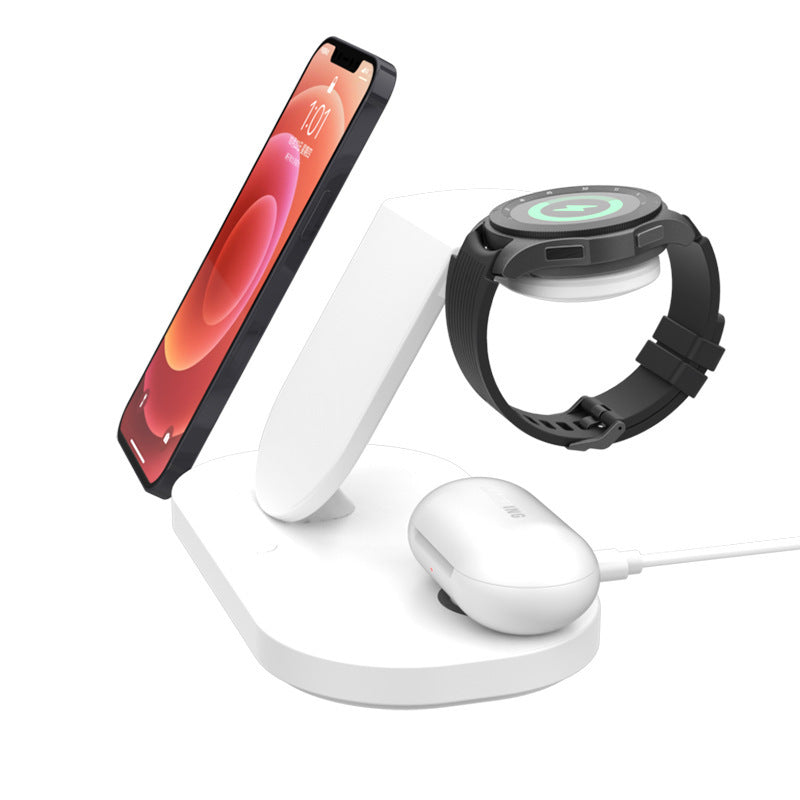 Three In One Wireless Charging Stand For Fast Charging Three In One Wireless Charging Stand For Fast Charging